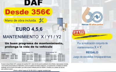 Mantenimiento preventivo en camiones DAF