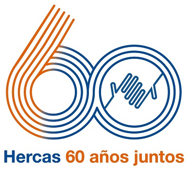 Logo 60 aniversario Mecánicas Hercas