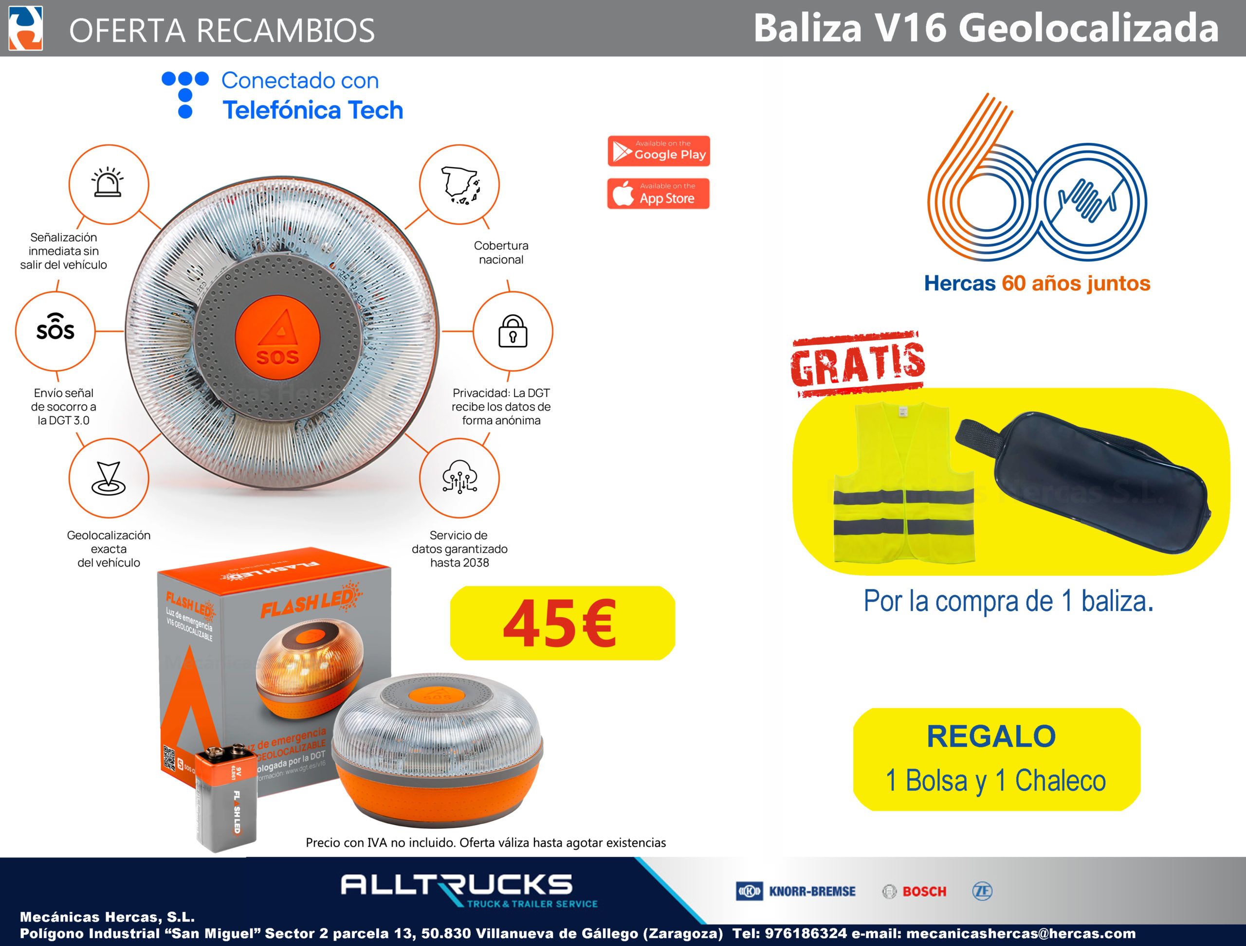 Oferta Baliza geolocalizada V16